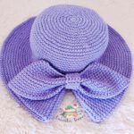 Sombrero para bebé tejido a crochet