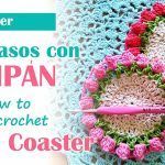 DIY Posavasos tulipán crochet paso a paso